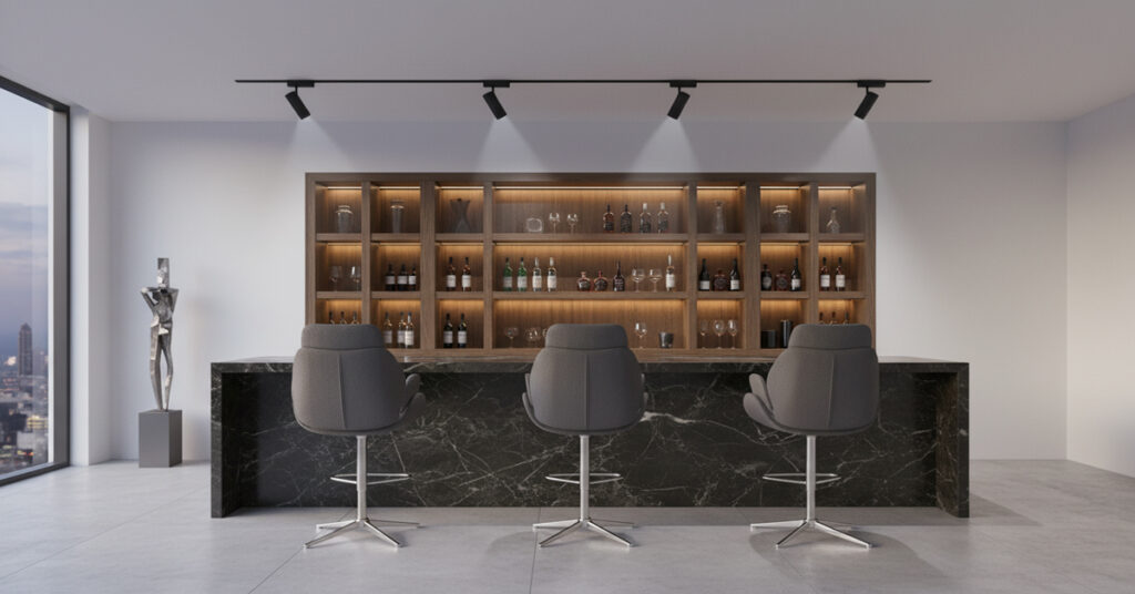 3-SO - scaun de bar catifea